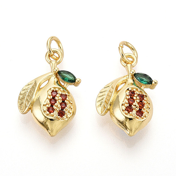 Латунные микро проложить кубического циркония подвески, без кадмия, без никеля и без свинца, растительный, с целью перехода в кольце