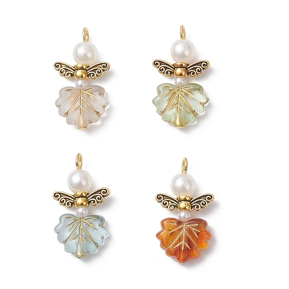 Прозрачный акриловый лист с подвесками из сплава крыльев, ангельские прелести