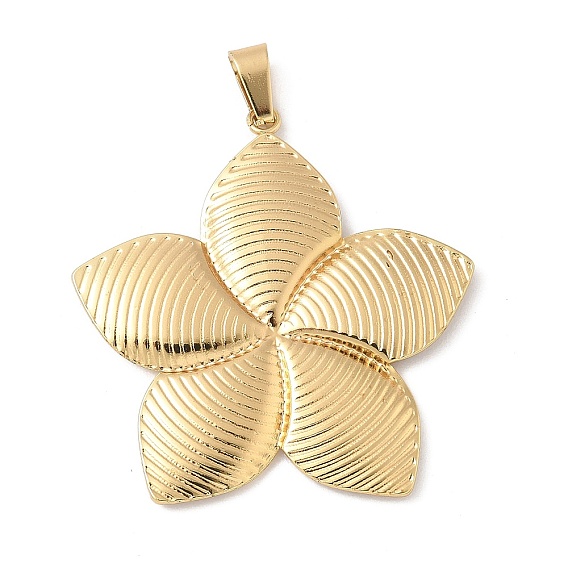 304 подвески из нержавеющей стали, цветок, ионное покрытие (ip)