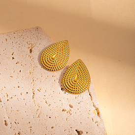 304 из нержавеющей стали серьги, слеза