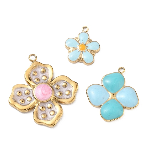 304 нержавеющей стальной эмали подвески, , золотые