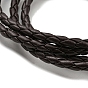 Браслеты из искусственной кожи со шнурками, регулируемый браслет с подвесками в виде креста и прямоугольника из сплава