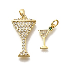 Латунные микро проложить кубического циркония подвески, кубок, с целью перехода в кольце, без свинца и без кадмия