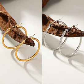 304 Stainless Steel Hoop Earrings, Huggie Hoop Earrings for Women, Ring