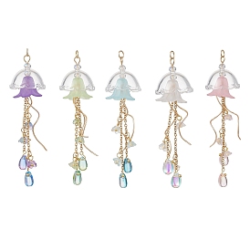 Акриловые подвески, медузы прелести, со стеклом и 304 нержавеющей сталью