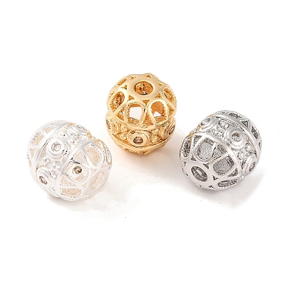 Латунные микропаве из прозрачного кубического циркония, без кадмия, без никеля и без свинца, колонка