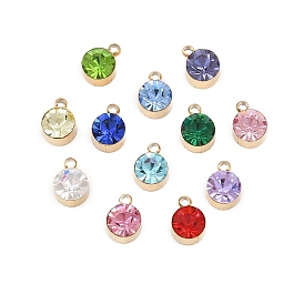 304 подвески из нержавеющей стали, круглые подвески, с кубического циркония, без кадмия, без никеля и без свинца