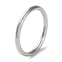 304 Простое кольцо на палец из нержавеющей стали с простой лентой для женщин и мужчин