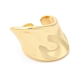 Brass Open Cuff Rings, Wide Band Rings