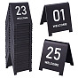 25pcs marque-places de table en acrylique, plaque d'immatriculation de tente de mariage, numéro 1~25