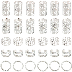 200 шт. 5 стили железные накладки на волосы, Ужасная катушка