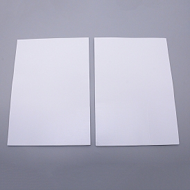 Sets de papier mousse éponge eva, avec double dos adhésif, antidérapant, rectangle