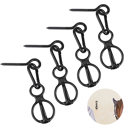 4 Bolsas de aleación resistentes para atar caballos, Accesorios y suministros para caballos, formas mixtas