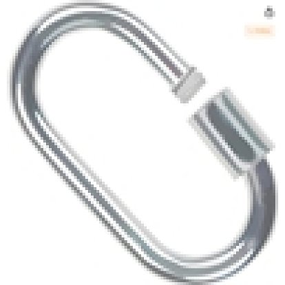 925 mousqueton à verrouillage en argent sterling, ovale