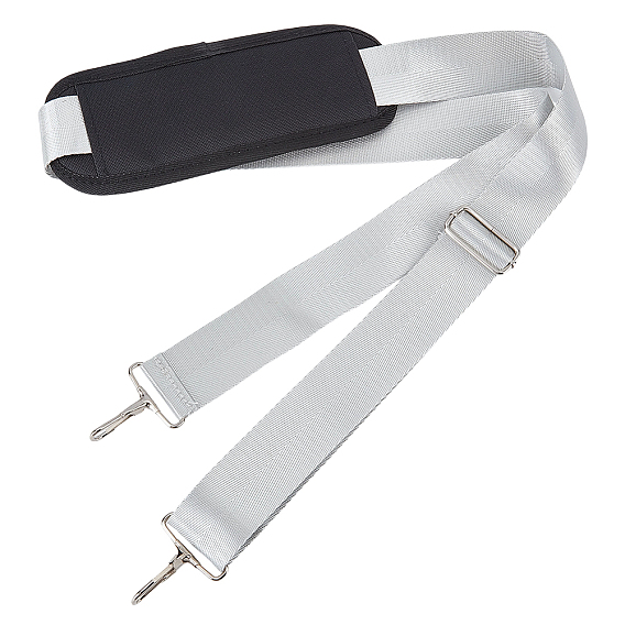 Регулируемые нейлоновые лямки сумки с плечевыми накладками, платина