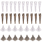 Brass Filigree Bead Caps, Iron Bead Caps and Bead Cones, Flower