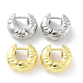 Серьги-кольца из латуни для женщин, долговечный, без свинца и без кадмия