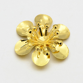 Flower Iron Cabochons, 20x4mm