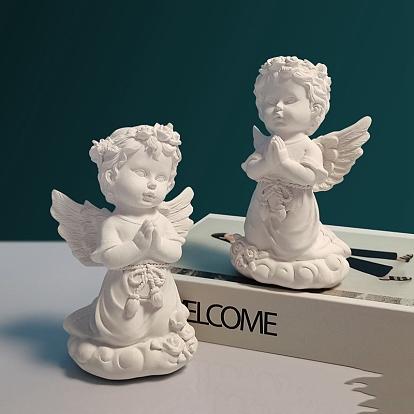 Resin Angels Statue, for Home Desktop Display Decorations