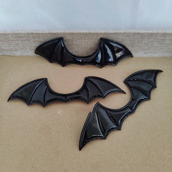 Bat Wings, Halloween Sew on Fluffy Ornament Accessories, DIY Sewing Craft Decoration