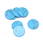 Natural/Synthetic Gemston Cabochons, Flat Round