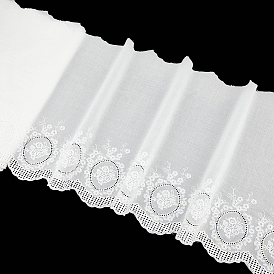 3ярдов хлопковой цветочной кружевной ленты, Цветочная отделка для украшения свадебного платья