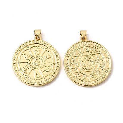 Латунные подвески, ом мани падме хум/амулеты с гексаграммой Соломона, долговечный, стойки покрытие, без свинца и без кадмия