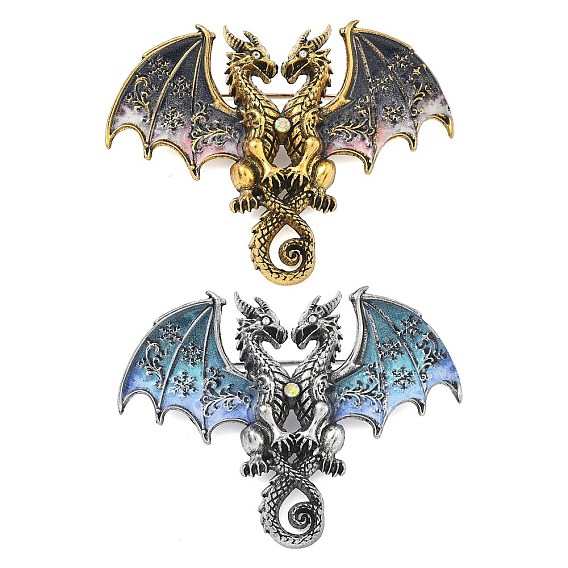 Эмалевые булавки птерозавров, булавки из сплава для лацканов одежды рюкзака