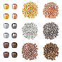 Brass Spacer Beads, Faceted, Round