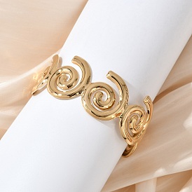 Vortex 304 браслеты-манжеты из нержавеющей стали, ионное покрытие (ip)