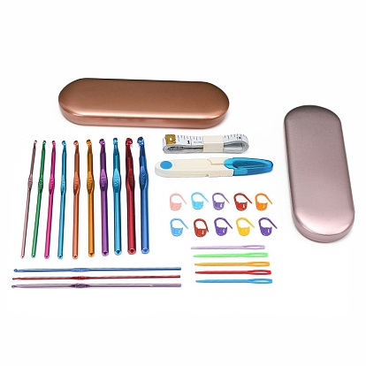 Набор крючков для железной коробки, Игла для вязания свитера своими руками