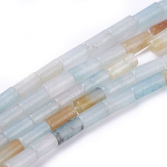 Натуральный цветок амазонитовые бусины пряди, колонка