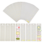 64 Pcs 2 Styles Paper Hair Clip Display Cards, Rectangle