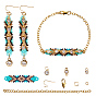 DIY Earring and Necklace Making, with MIYUKI & TOHO Japanese Seed Beads, Brass Micro Pave Grade AAA Cubic Zirconia Charms