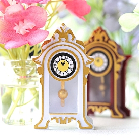 Resin Big Clock Ornaments, Micro Landscape Furniture Dollhouse Accessories, Pretending Prop Decorations