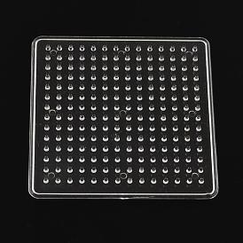 Tableros de plástico cuadrado abc utilizados para perlas de fusibles diy 5x5 mm, 79x79x5 mm