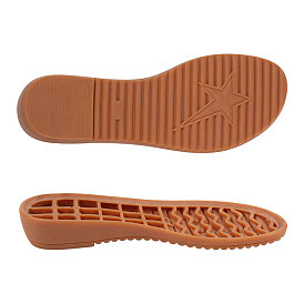 Противоскользящая обувь из синтетического каучука, подошва на каблуке, износостойкая подошва с рельефным рисунком для ремонта ботинок, кожаные ботинки