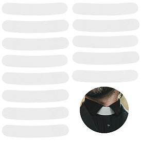 50шт. пластиковый воротник для рубашки священнослужителя, белый воротник священника, подкладка воротника остается