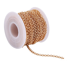 10 железные цепи роло, отрыгивающие цепи, несварные, с катушкой