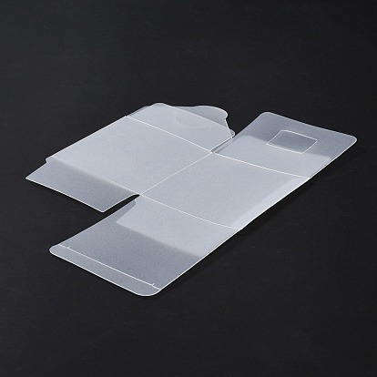 Прозрачные пластиковые коробки, квадратный