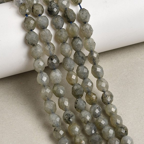 Природные лабрадорита бисер нитей, граненые, рис