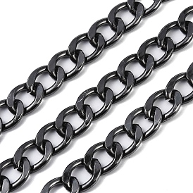Aluminium Curb Chain, Unwelded, with Spool