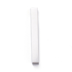 Ion Plating(IP) 304 Stainless Steel Pendants, Rectangle/Bar