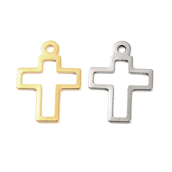 201 подвески из нержавеющей стали, крест очарование