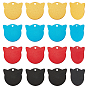 16Pcs 4 Colors Aluminum Blank Pendants, Cat