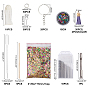 Olycraft DIY Keychain Silicone Molds Making Kits, Plastic Transfer Pipettes, Plastic Sequins Chip, Faux Suede Tassel Pendants, Iron Screw Eye Pin Peg Bails, Birch Wooden Craft Ice Cream Sticks