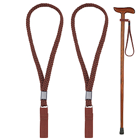 2 шт. нейлоновые ремешки для трости на запястье, петля на запястье для костыля, веревки-трости для пожилых людей