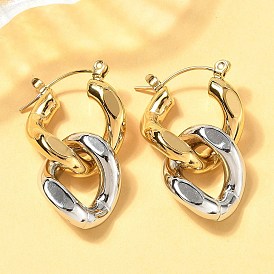 Серьги из 304 нержавеющей стали, цепочка-оберег