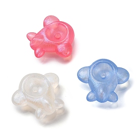 Luminous Transparent Acrylic Beads, Glow in the Dark, Airplane