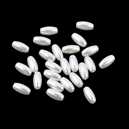 Perles de nacre en plastique ABS, ovale